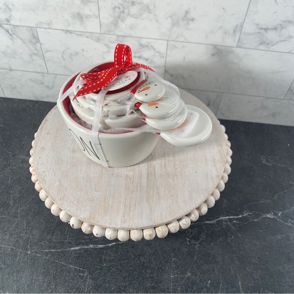 NEW Rae Dunn Snowman Handle Christmas Holiday Measuring Cups New Release 2023 - Picture 5 of 5